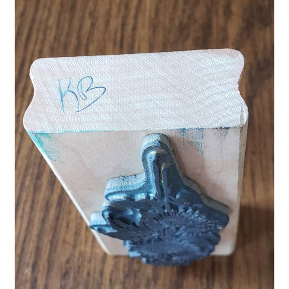 Stampendous Fun Stamps Sunflower Stalk Flowers Wood Mounted Rubber Stamp N27 - Picture 7 of 8